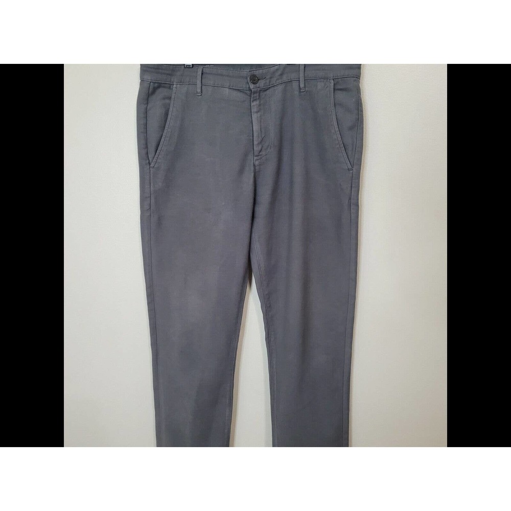Men's Adriano Goldschmied Slim Chino Marshall Pants Grey Gray Size‎ 36x30